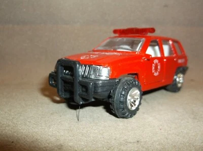 #60 ВИНТАЖНЫЙ КРАСНЫЙ ДЖИП ПОЖАРНАЯ МАШИНА АВАРИЙНОЕ ОТКРЫТИЕ ДВЕРИ ОТКАТ - Изображение 1 из 4