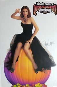 Salma Hayek "queen of halloween 1999" coors light promo poster