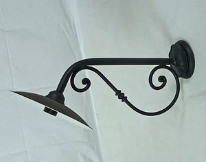 Applique lampada da parete per esterno forgiato nella nostra fabbirca art.L76 - Imagen 1 de 5