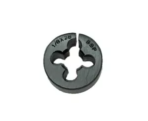 ROSCA DE TUBERÍA BRITÁNICA DE 1/8"" BSP TROQUEL REDONDO DIVIDIDO TROQUEL 1/8"" BSP RDGTOOLS - Imagen 1 de 2