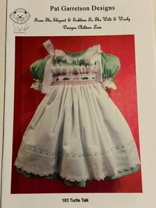 Smocking Plate #183 TURTLE TALK by Pat Garretson - New - Picture 1 of 2