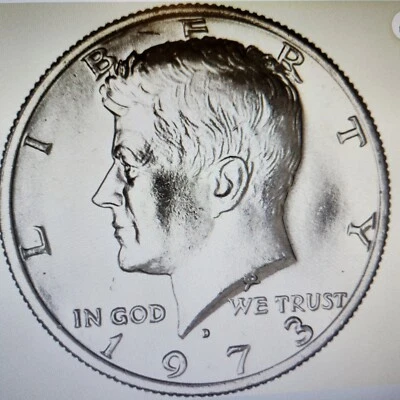 (1) 1973-D Kennedy Half Dollar Bu Uncirculated Condition - Image 1 of 2