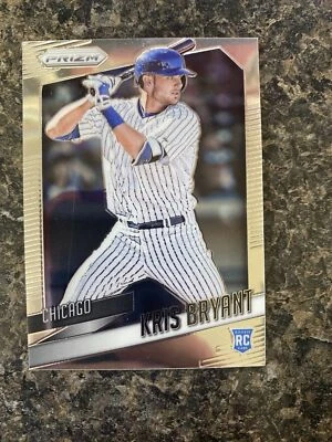   2015 PANINI PRIZM KRIS BRYANT CUBS INSERT ROOKIE CARD#1 /500 - Image 1 of 4