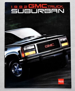 1992 GMC SUBURBAN SALES BROCHURE CATALOG ~ 12 PAGES ~ 8.5" X 11.25" - Picture 1 of 5