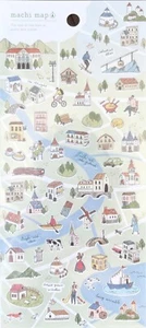 Mind Wave Switzerland street map stickers , city walk travel stickers, planner - Picture 1 of 1