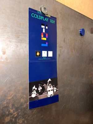 COLDPLAY X&Y PROMO COUNTER TOP DISPLAY 2005 Capitol/EMI CHRIS MARTIN Parlophone - Image 1 of 4