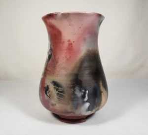 Kunst Keramik Fußvase Künstler signiert Genez P Holzgrube gebrannter Stil 2005 - Bild 1 von 21