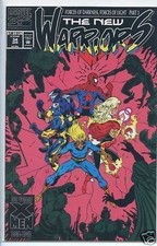New Warriors 1990 series # 34 near mint comic book