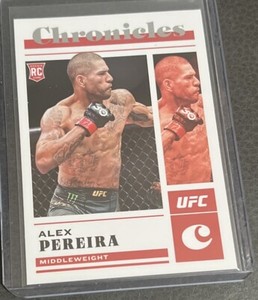 2023 Panini Chronicles UFC Alex Pereira Rookie Card RC #77