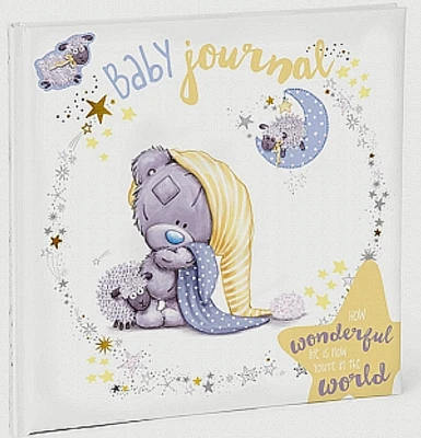 ~❤️~BABY RECORD BOOK TATTY Teddy Bear From Pregnancy To School NEWBORN JOURNAL - Image 1 of 4