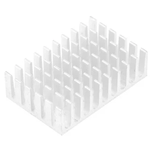 10 Small Heat Sinks Aluminum Heat Sink Module Mini Semiconductor Device 23 X 35 - Photo 1/8