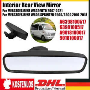 Für Mercedes Benz VITO Sprinter 2500 W639 Rückspiegel Innenspiegel Spiegel DE. - Bild 1 von 20