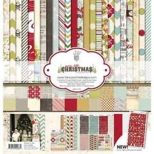 FANCY PANTS "MERRY LITTLE CHRISTMAS" 12X12 PAPER  HOLIDAYS SCRAPJACK'S PLACE - Picture 1 of 1