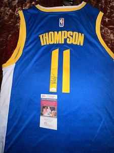 Klay Thompson #11 Autographed Signed Golden State Warriors Jersey (JSA) COA - Picture 1 of 4