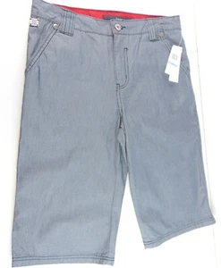 Calvin Klein Jeans grau Chino Baumwolle Shorts Jungen 18 neu mit Etikett - Bild 1 von 11