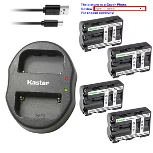 Kastar Battery Dual Charger for Sony NP-FM500H & Sony SLT-A58V DSLR-A900B - Picture 1 of 11