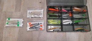 Lieblingsköder 10 cm Zanderset 42st.ungestochen mit Meiho BOX VS 3040 - Bild 1 von 7