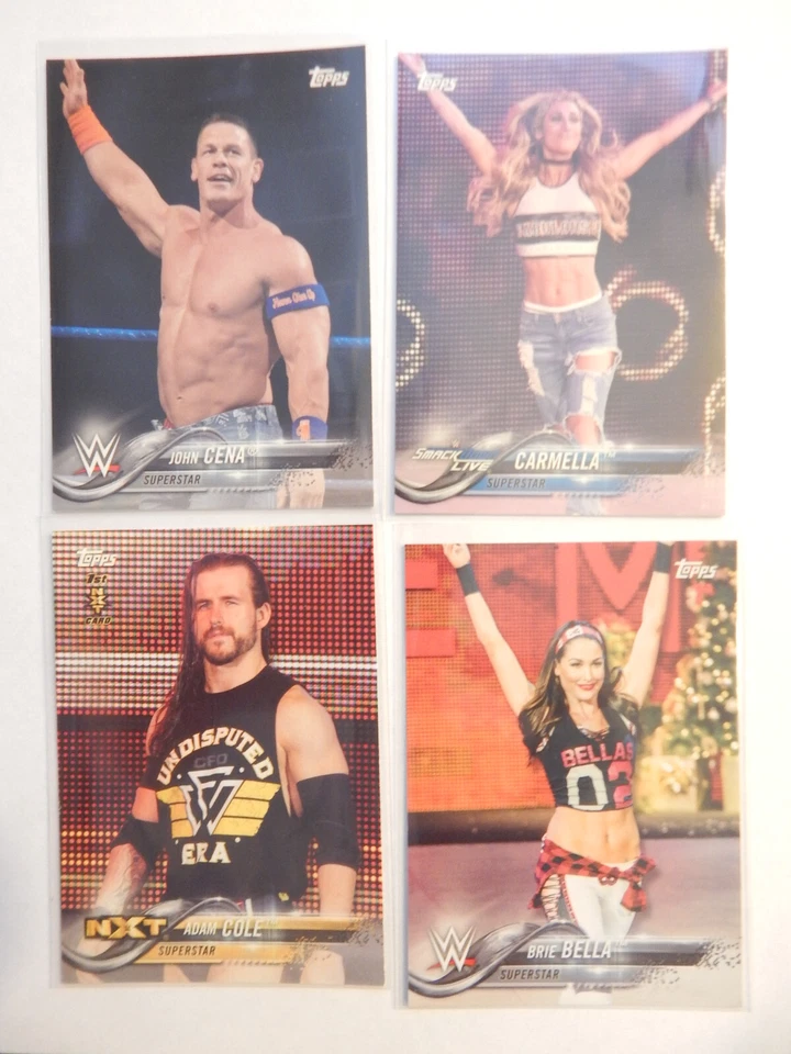 2018 Topps WWE Wrestling Cards 💥YOU PICK💥 Base Insert RC Complete Your Set - Image 1 of 1