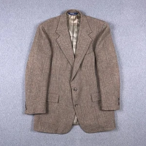 Blazer De Colección Polo Ralph Lauren Para Hombres 40 Lana Tweed Espiga Unión Hecho en EE. UU. - Imagen 1 de 15