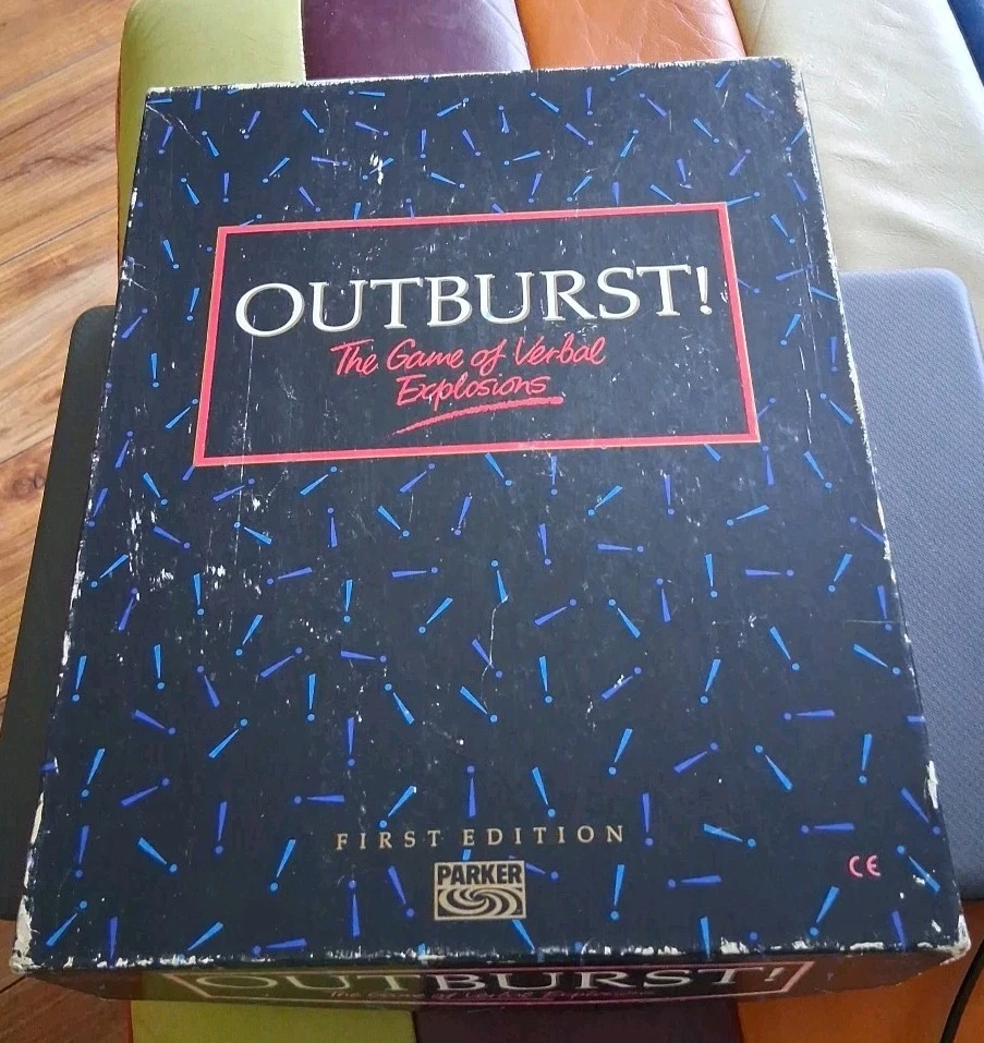 Vintage Outburst First Edition Board Game By Parker 1986 Checked & Complete - Image 1 of 4