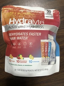 Hydralyte Fizzy Electrolyte Powder 30 Variety Pack - Bild 1 von 2