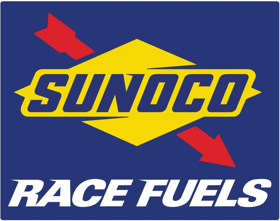 Sunoco Race Fuels LOGOTIPO GASOLINA VINILO 3M EE. UU. PEGATINA CAMIÓN VENTANA PARACHOQUES COCHE Foto 1 de 1