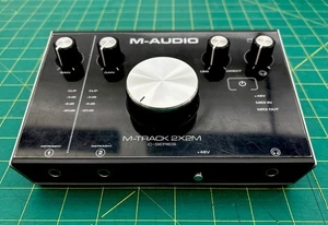 M-Audio M-TRACK 2x2M C-Series 24/192kHz Audio RECORDING Interface USB-C Mic MIDI - Picture 1 of 6