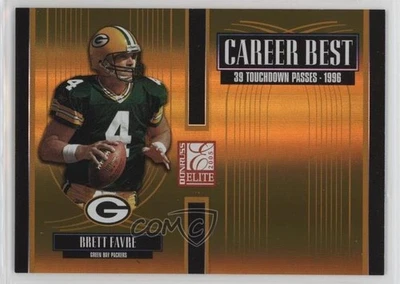 2005 Donruss Elite Career Best Gold /500 Brett Favre #CB-4 HOF - Image 1 of 2