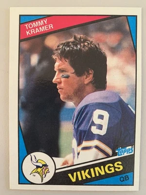 Tommy Kramer 1984 Topps #293 - Minnesota Vikings casi nuevo ¡Envío gratuito! Foto 1 de 3