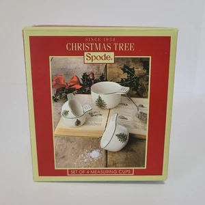 Spode Christmas Tree Measuring Cups Set of 4. New In Box Discontinued - Picture 1 of 3
