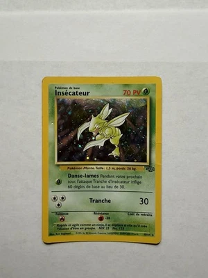 Scyther / Insecateur - (Jungle, 10/64, Unlimited Holo) - French Pokémon Card - Image 1 of 2