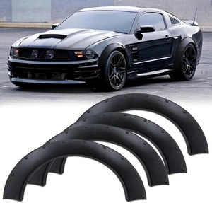Universal Fender Flares 4PCS Car Large Fender Wide Body Kit Flexible Wheel Ar... - Picture 1 of 9