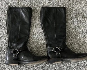 Frye schwarze Harness Boots Gr.8 - Bild 1 von 6