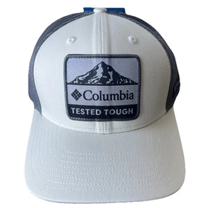 Columbia Sportswear Probado Resistente Snapback Malla Camionero Sombrero Talla Única Crema Nuevo con Etiquetas - Imagen 1 de 7