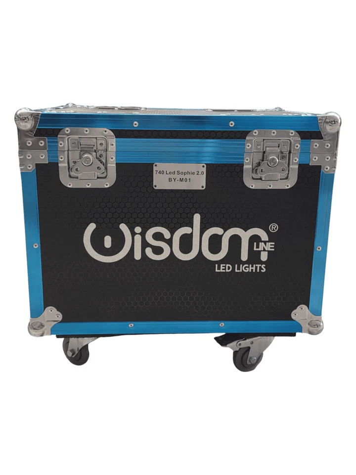 Baule Flight Case vuoto per 4 Teste Mobili Sophie LED 2.0 o per multiuso - Immagine 1 di 4