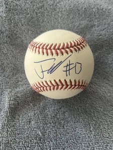 JUSTIN CRAWFORD SIGNED AUTOGRAPHED BASEBALL JSA COA PHILLIES HUGE PROSPECT - Picture 1 of 4