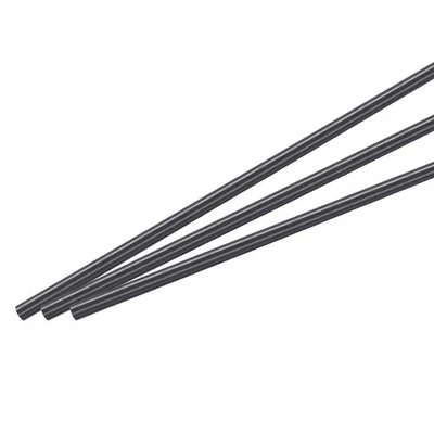 3Pcs Carbon Fiber Rod 8mm x 300mm for RC Airplane Kite Wing Tube Quadcopter Arm - Image 1 of 4