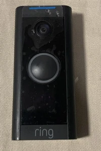 Ring Video Camera Doorbell - Black 5AT3T5 Wired NEW - Picture 1 of 3