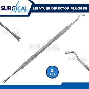 3 Pcs Ligature Director Plugger Orthodontic Dental Instruments German Grade - Picture 1 of 3