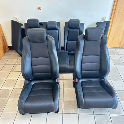 2018–2019 HONDACORD SPORT ПЕРЕДНИЕ И ЗАДНИЕ СИДЕНЬЯ ЧЕРНЫЕ ПОЛНЫЙ КОМПЛЕКТ ОТ ОРИГИНАЛЬНОГО ПРОИЗВОДИТЕЛЯ - Изображение 1 из 4