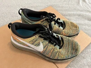 Nike Air Max Flyknit Multicolor Rainbow Running Shoes 620469-004 Mens 11.5 - Picture 1 of 11