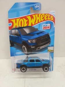 2024 HOT WHEELS MAINLINE 2023 RAM 1500 BLUE (97/250) FACTORY FRESH (7/10) - Picture 1 of 4