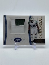 EARLY 2011 National Treasures Colossal Darrelle Revis GAME USED Patch /25 JETS