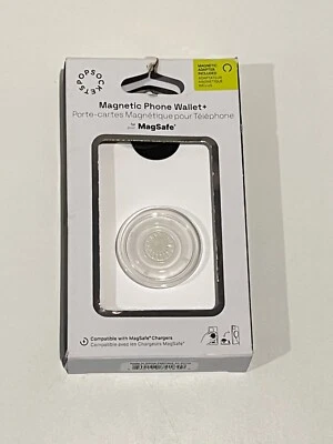 PopSockets Magnetic MagSafe PopWallet+ Phone Wallet & Grip iPhone - White/Clear - Image 1 of 2