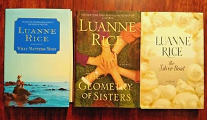 Lot of 3 LuAnne Rice Romance Hardcover Novels, Silver Boat, What Matters Most... - Picture 1 of 2