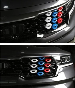 NEW 3 Color Point Tuning Grille Cover 10PC For 2021, 2022, 2023+ Kia Sorento - Picture 1 of 9