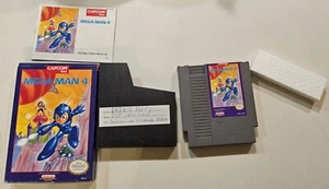 Nintendo NES Mega Man 4 Complete in Box CIB Authentic Tested and Working - Picture 1 of 13