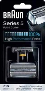 Für Braun 51S Series5 Ersatzscherkopf Scherfolie Klingenblock Kombipack Rasierer - Bild 1 von 5