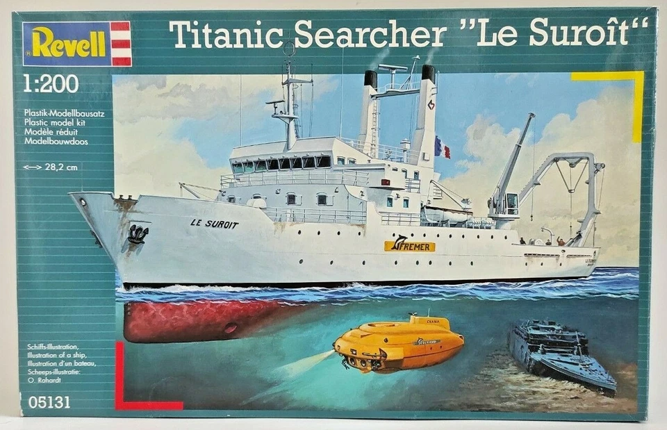 Titanic Searcher "Le Suroit" Revell 05131 Maßstab 1:200 Scale 1/200 - Bild 1 von 1