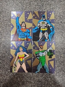 1994 DC STARS Complete FOIL Chase Card set (4)  Superman Batman Wonder Woman - Picture 1 of 2